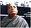 Srila Prabhupada and the added picture of the Jaladuta in the background.