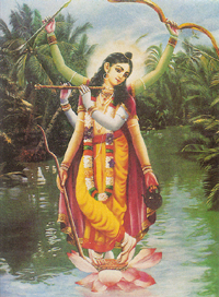 Sad Bhuja Gauranga Mahaprabhu, the six-armed form