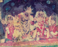 The Deities of Their Supreme Lordships, Sri Sri Radhavinod Bihari.