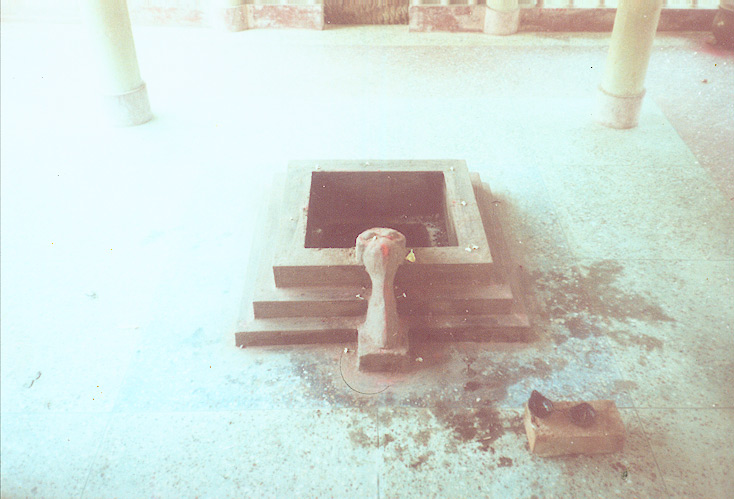The Yagna Kund found outside the monastery of Bhrgu Muni’s Asrama.