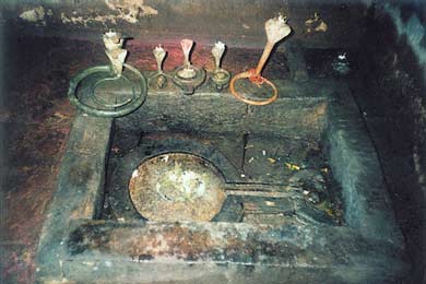 The Lingam of Lord Kapatesvara Mahadev.