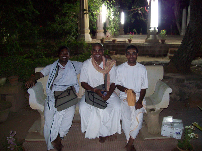 Devotees during a festival.