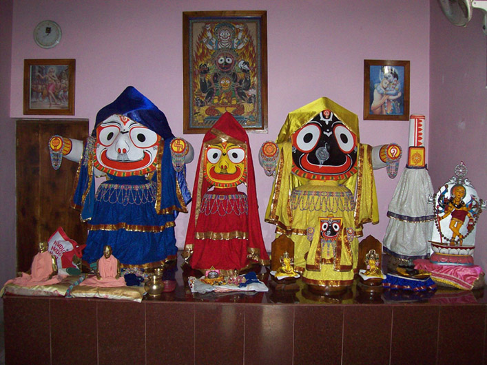 Sri Sri Sri Jagannatha Baladeva Subhadra Ma Sudarshan Cakra.