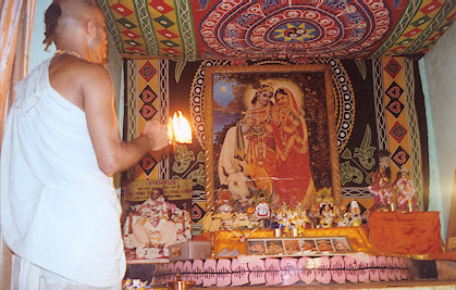 Puja of the Deities.