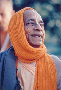 His Divine Grace A.C. Bhaktivedanta Swami Prabhupad the Founder-Acarya of the International Society for Krishna Consciousness.